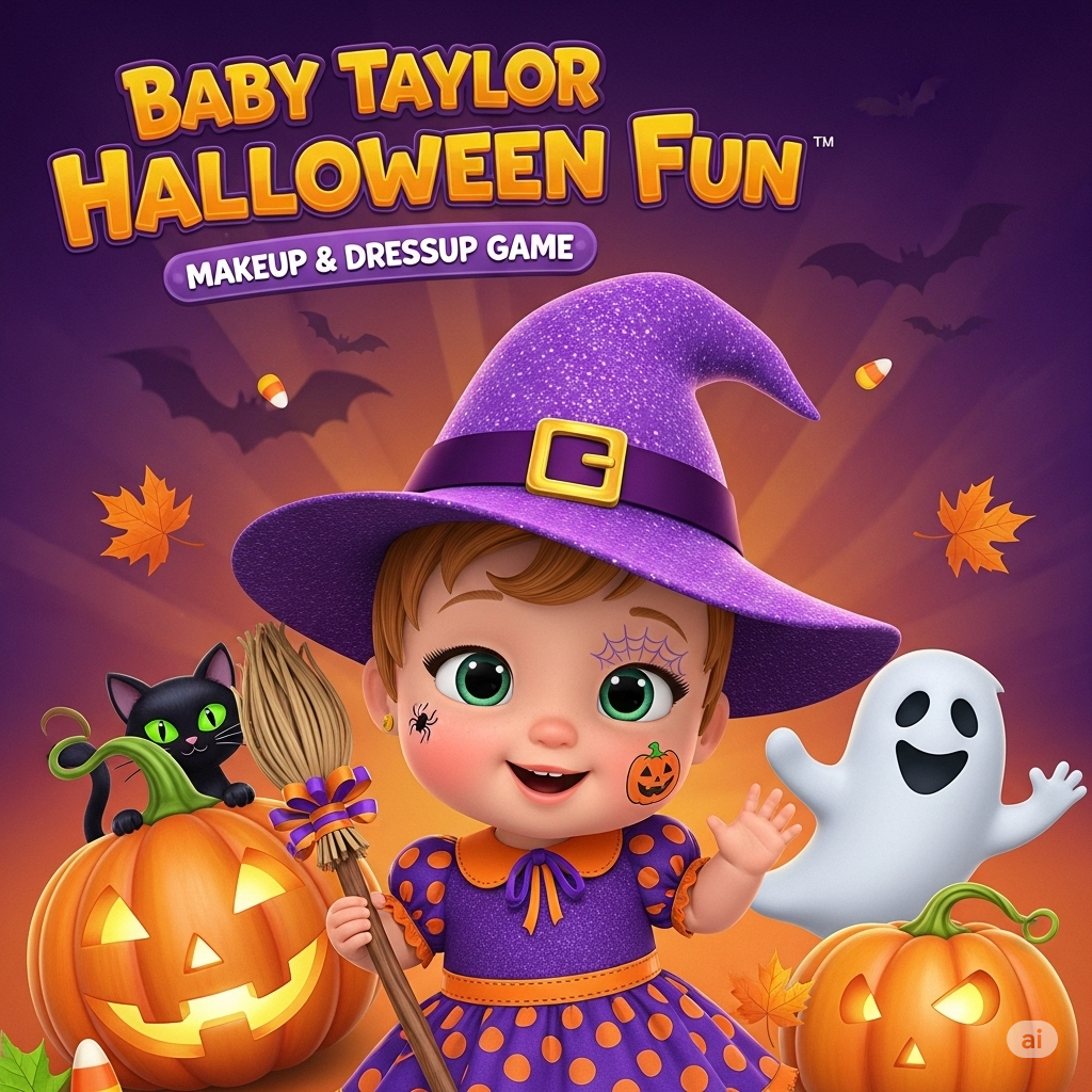 Baby Taylor Halloween Fun - Makeup & Dressup