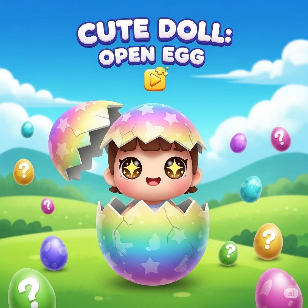 Cute Doll: Open Egg