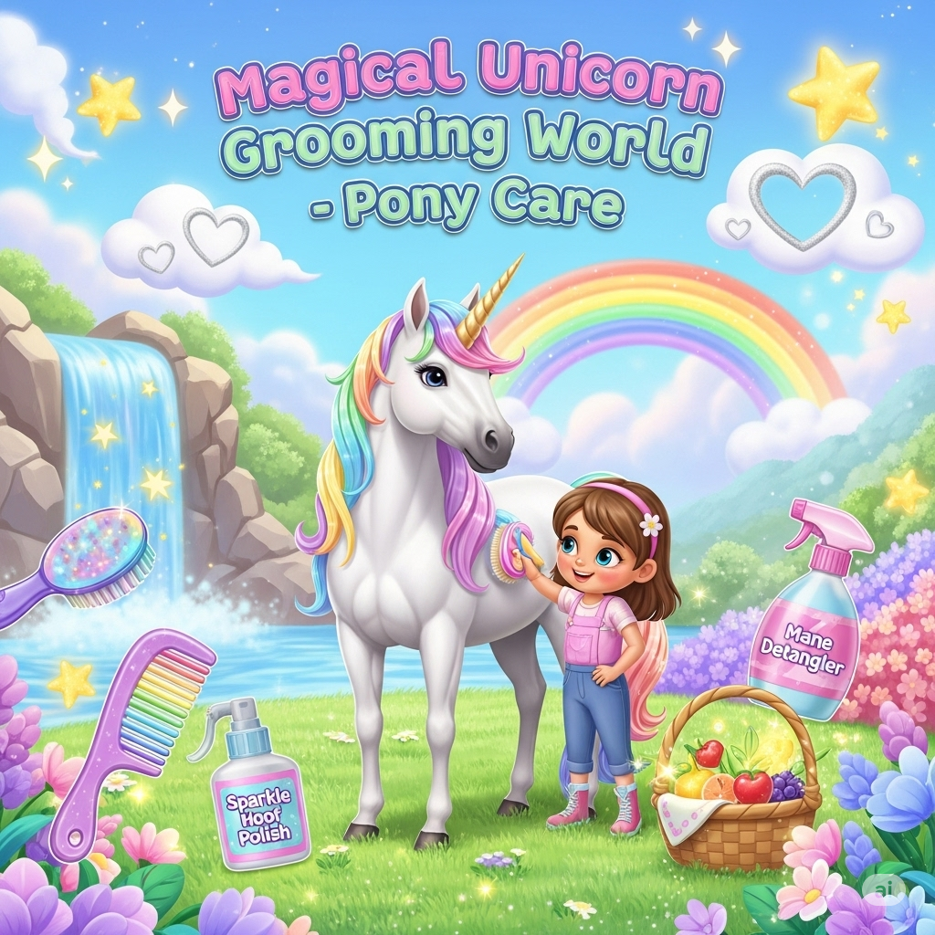 Magical Unicorn Grooming World - Pony Care